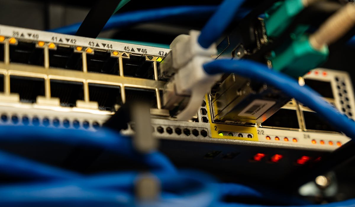 Internet router with cables - how to fix slow DNS lookup speeds